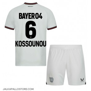 Bayer Leverkusen Odilon Kossounou #6 Vieraspaita Lapsille 2023-24 Lyhythihainen (+ shortsit)